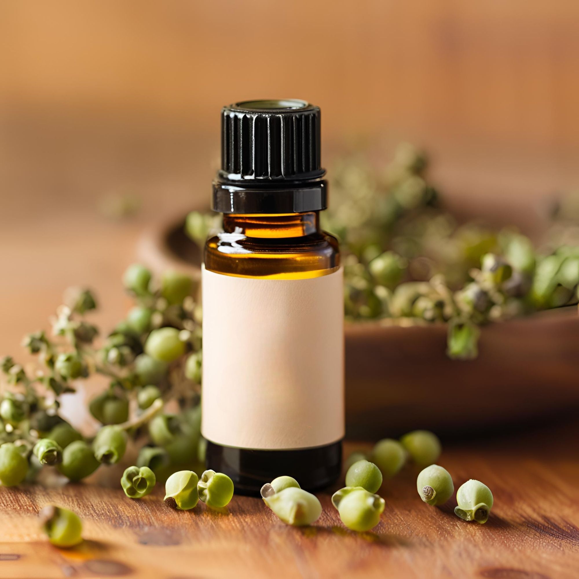 BIO Zelený pepř – 100% esenciální olej pro hřejivou aromaterapii